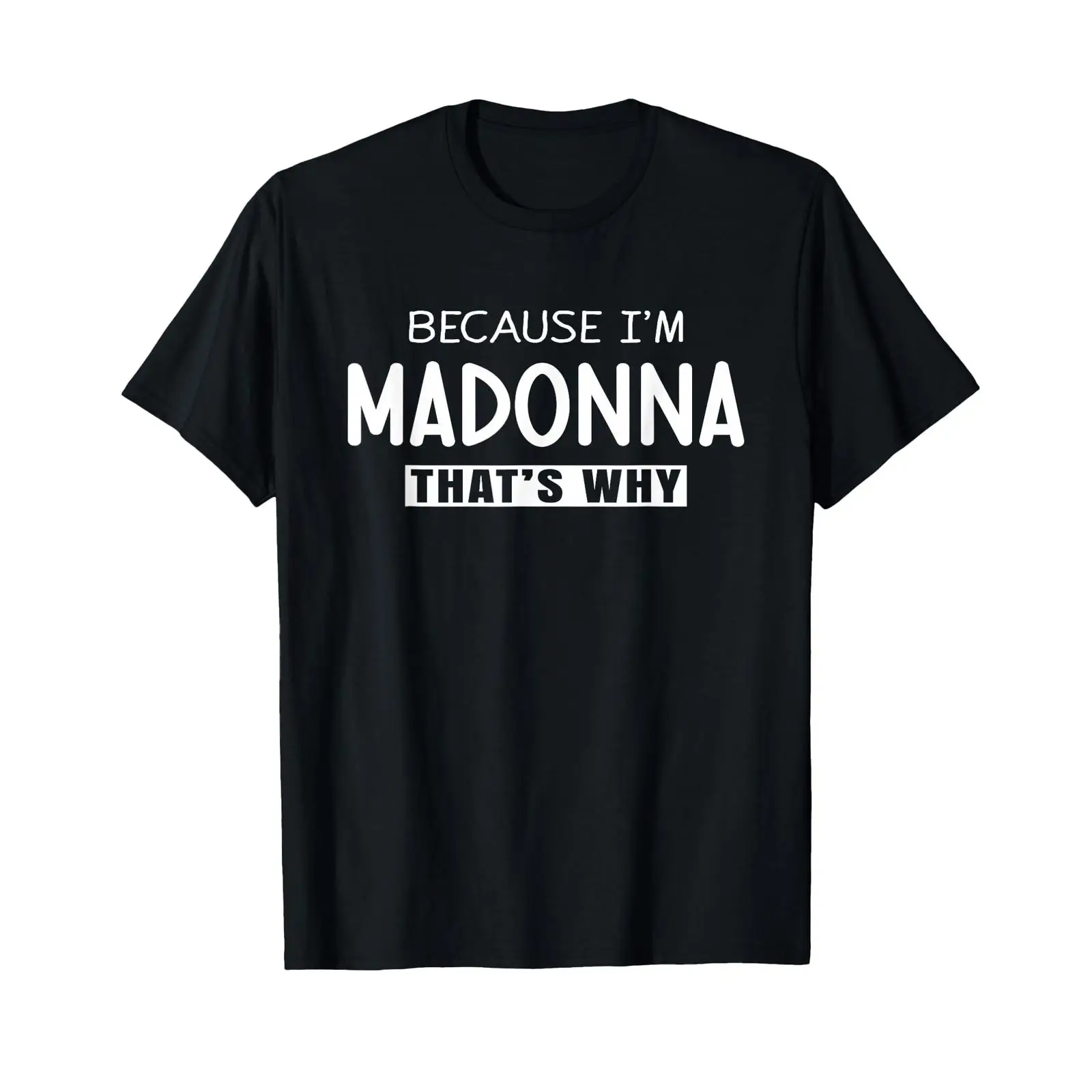 Women Fashion Name Ideas - Camiseta personalizada con nombre de Madonna