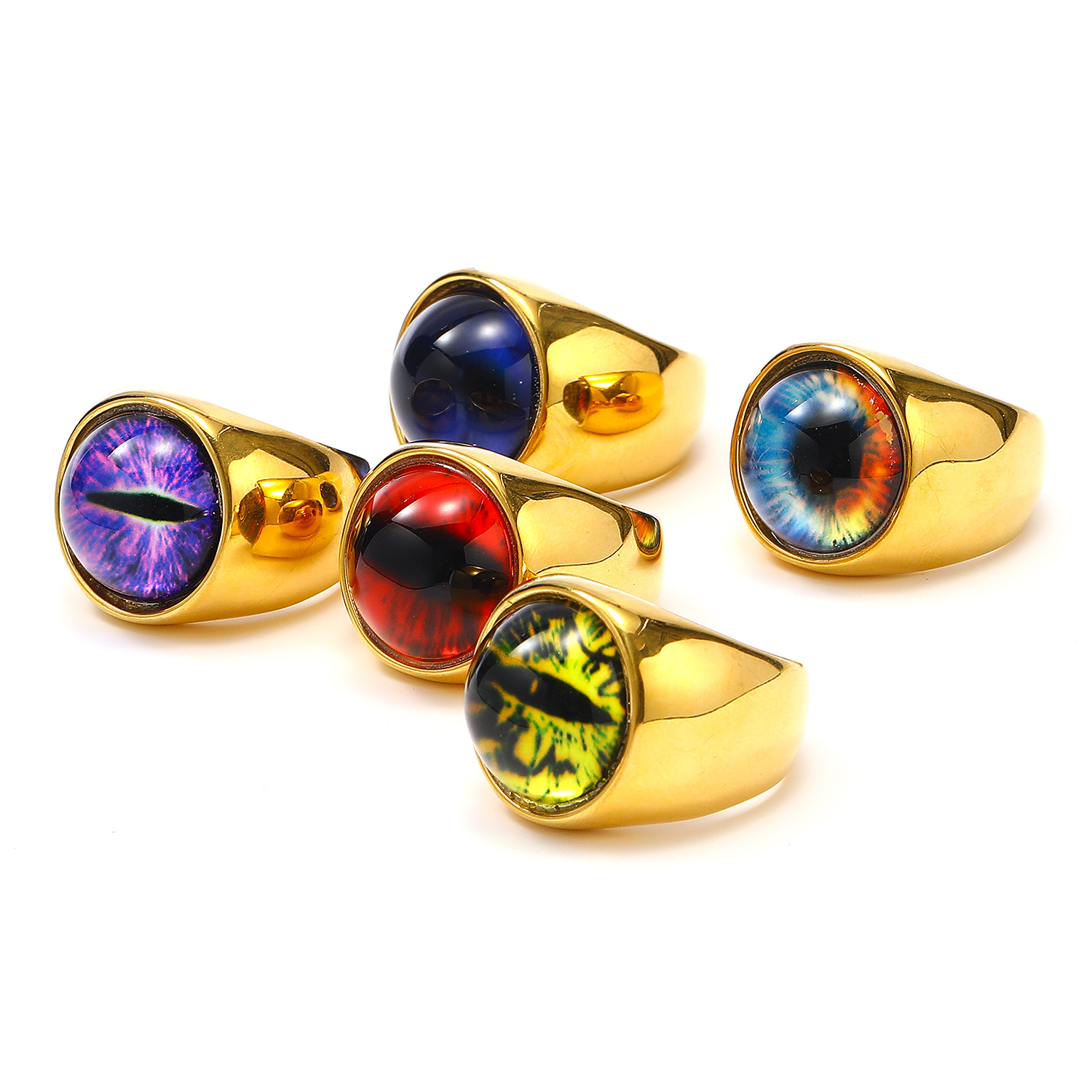 Women'S Fashion Market Size - Anillo redondo de acero inoxidable con