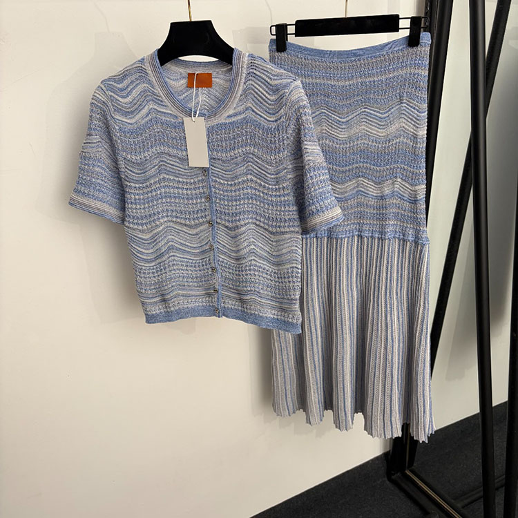 Women'S Fashion Knitwear - Conjuntos de Falda de Punto de