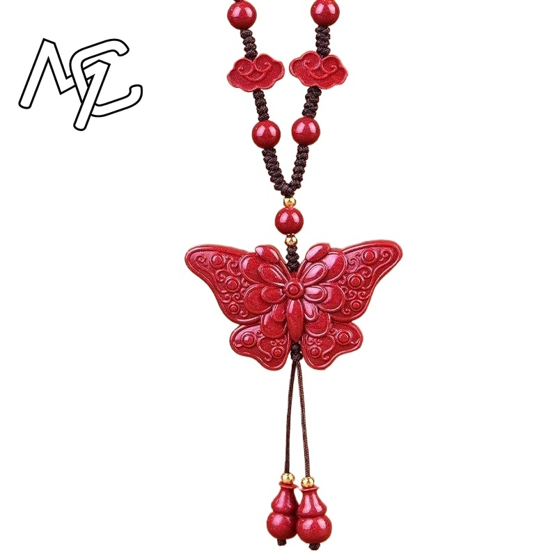Women Fashion Jewellery - Collar con colgante de mariposa de