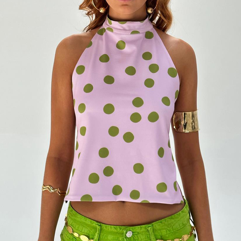 Women Fashion Necktie - Chaleco de verano para mujer, estilo