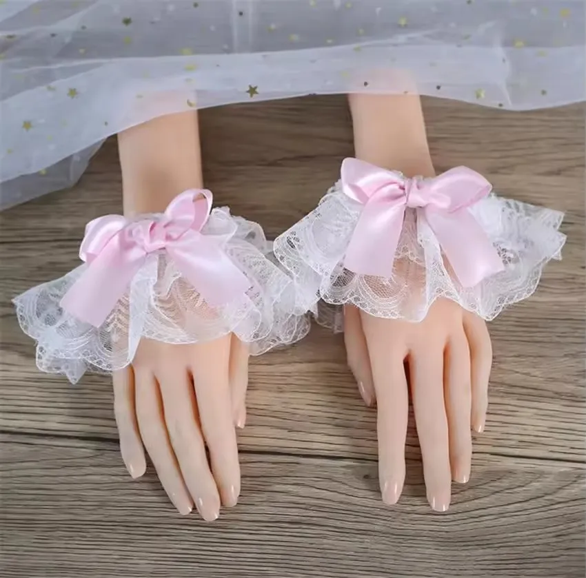 Women'S Fashion Knitwear - Guantes japoneses con lazo Multicolor para