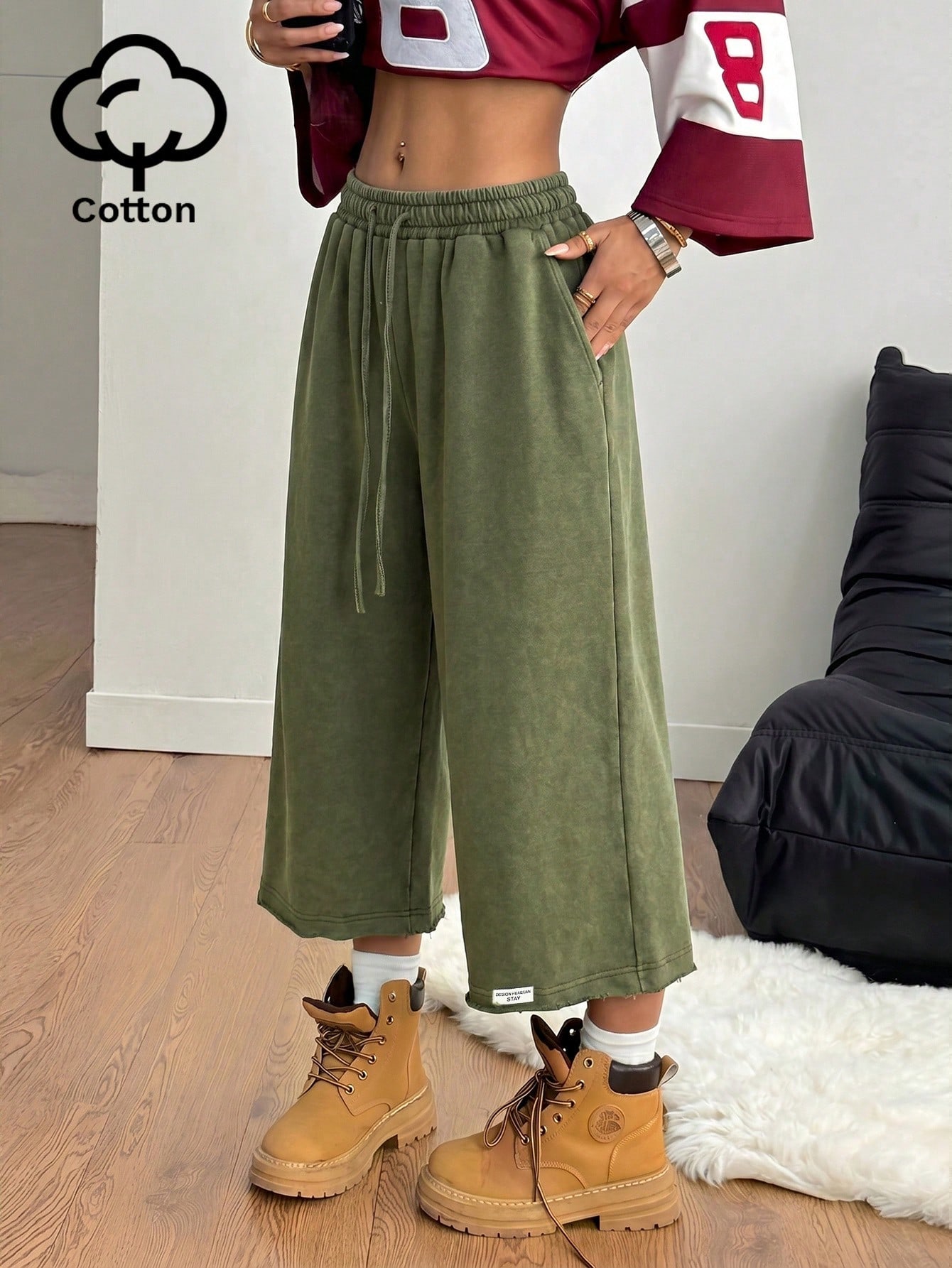 Denim Shorts Women - Coolane - Pantalones Cortos Verdes para