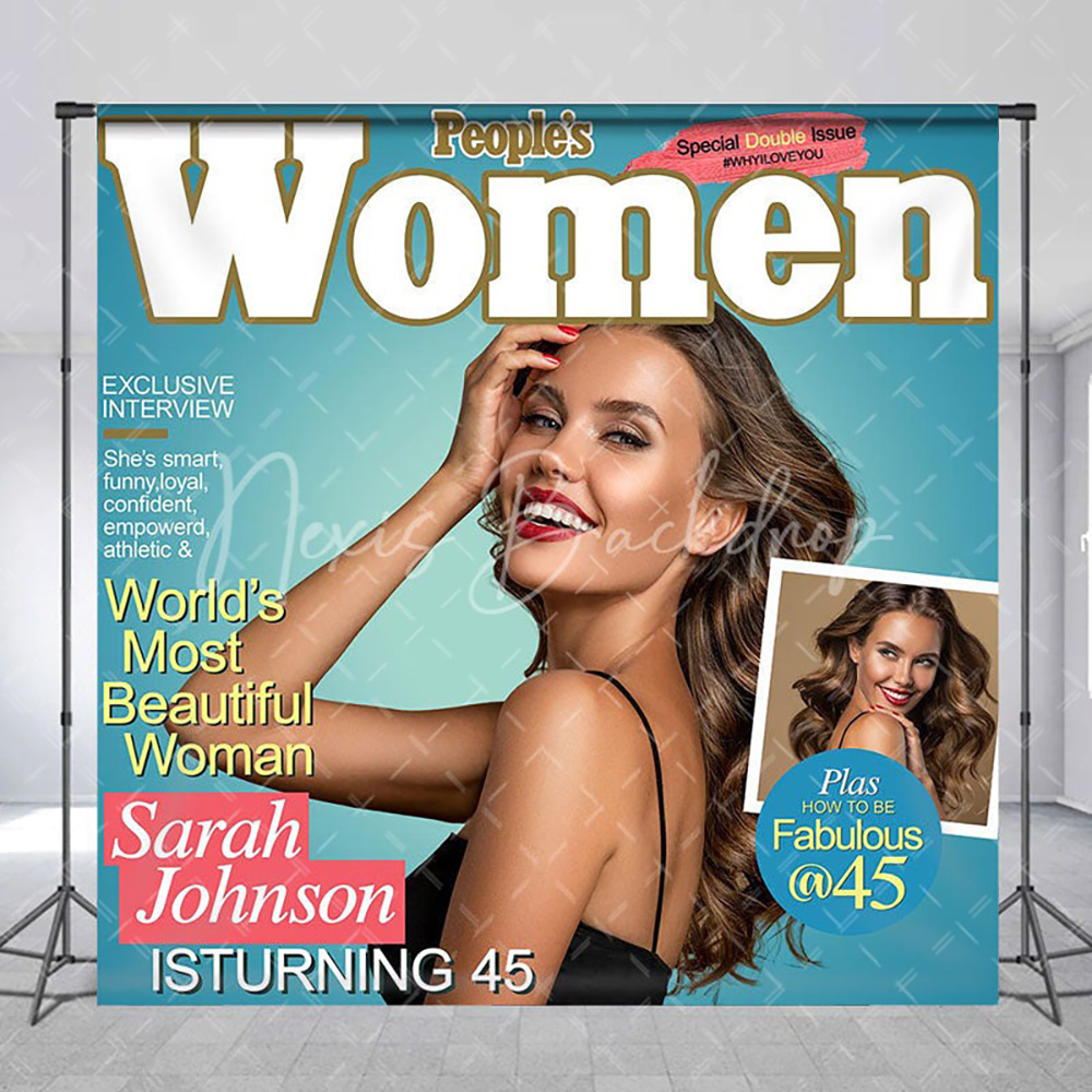 Women'S Fashion Magazine - Fondo Fotográfico Personalizado Estilo Revista para