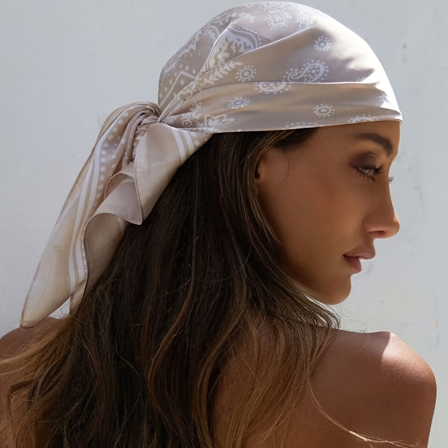 Women Fashion Necktie - Pañuelo de Seda de Lujo con