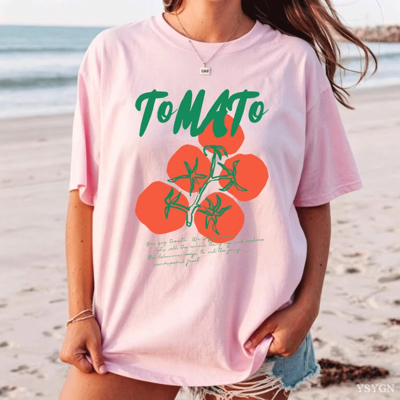 Women'S Fashion Market Size - Camiseta de tomate, camiseta de verano