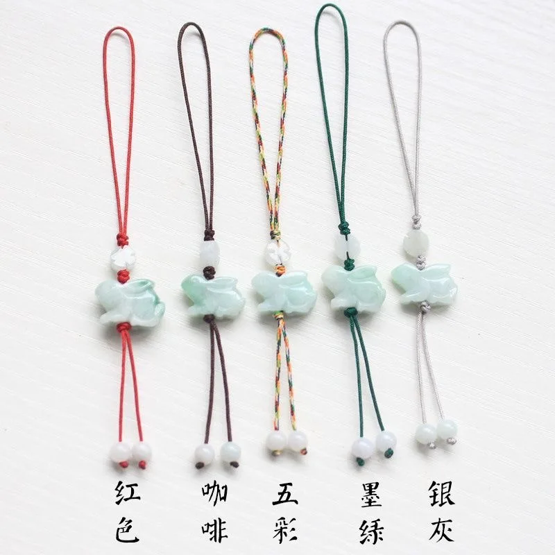 Women Fashion Jewellery - Personalización Esmeralda Natural conejo chino DIY