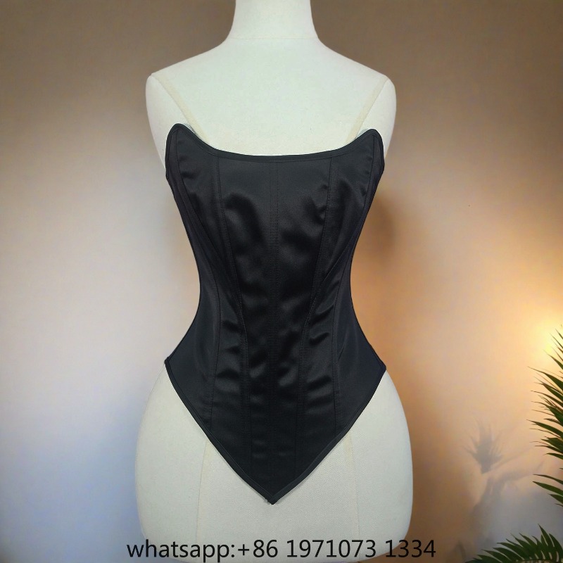 Corset Top Boned - Corsé ajustado para mujer, bustier sin
