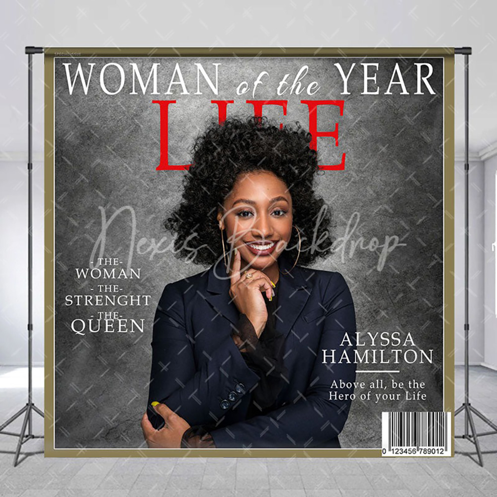 Women'S Fashion Magazine - Fondo Personalizado para Fotos de Cumpleaños