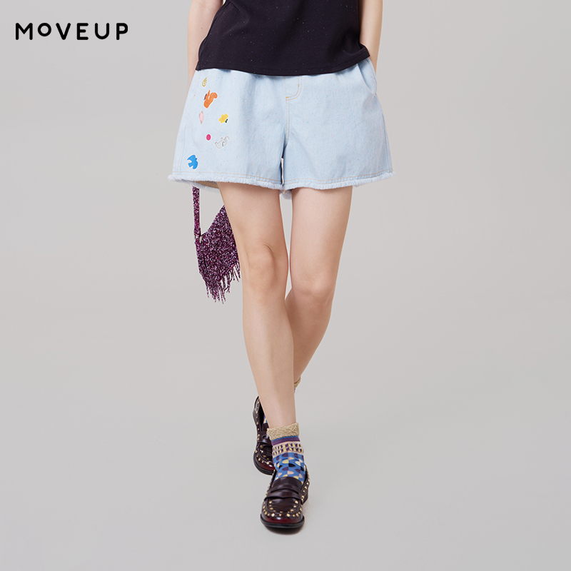 Denim Shorts Women - Pantalones Cortos Vaqueros Casuales de Pierna
