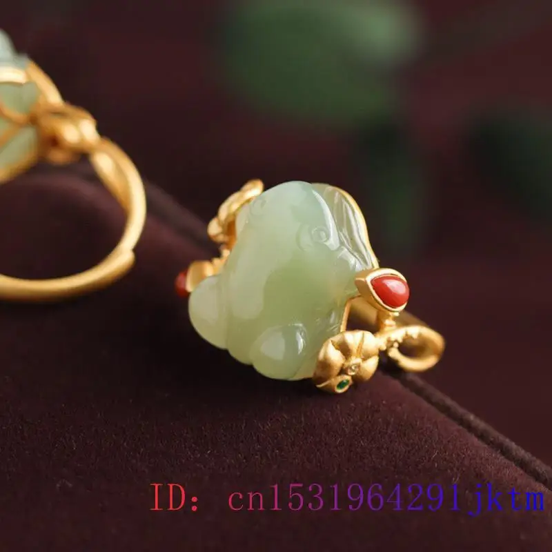 Anillos de rana de Jade verde  - Trend Women Fashion reseña y precio