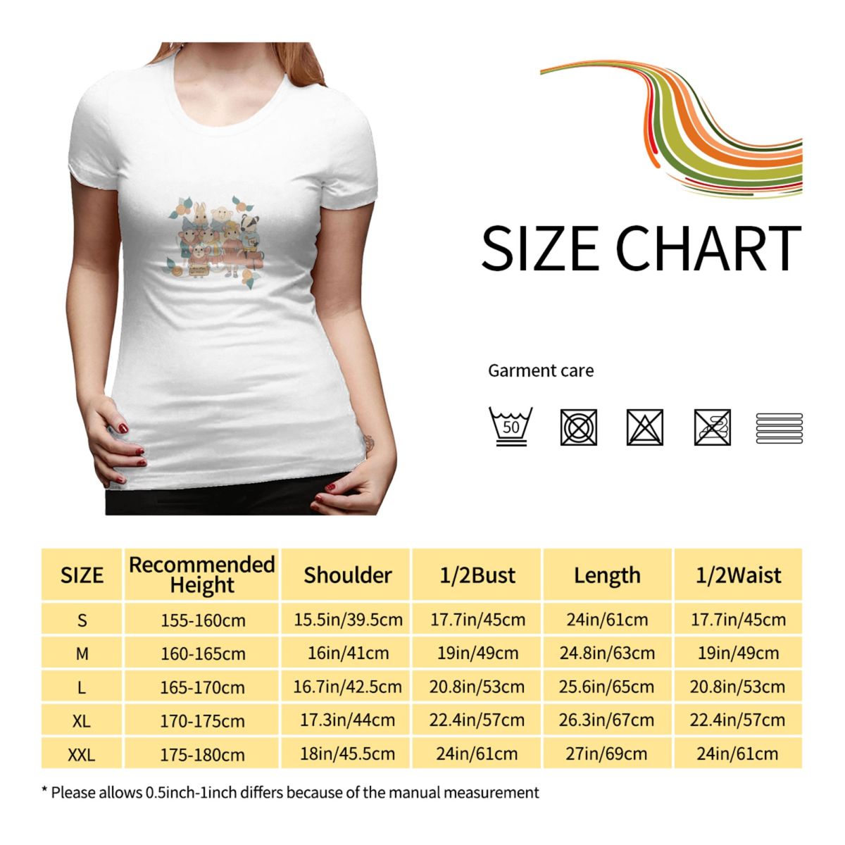 Camiseta de mujer con estampad - Women'S Fashion Market Size reseña y precio