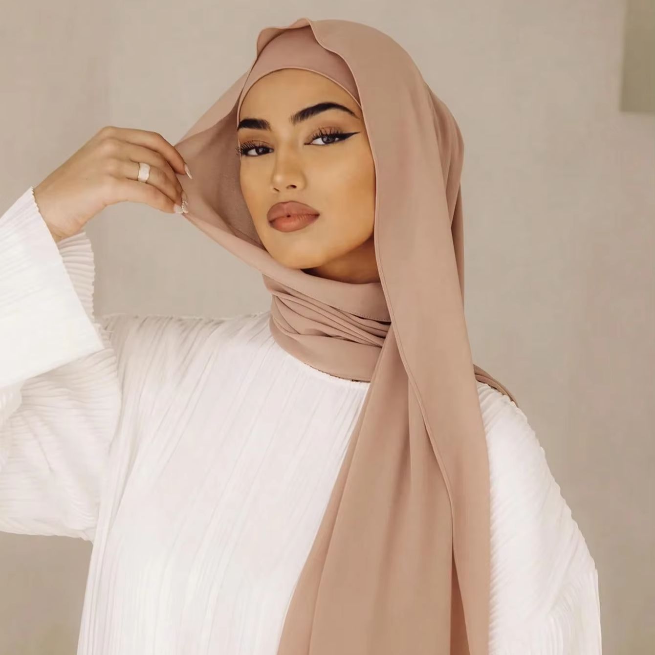 Conjunto de 2 piezas de hiyab  - Women Fashion Hats reseña y precio
