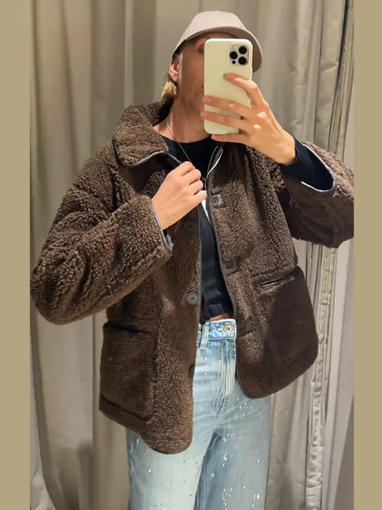 Chaqueta lisa de doble cara a  - Women'S Fashion Utility Jacket reseña y precio