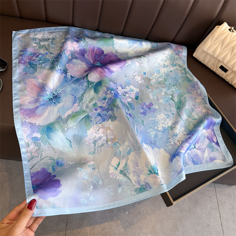 Pañuelo cuadrado de seda con e - Women Fashion Necktie reseña y precio