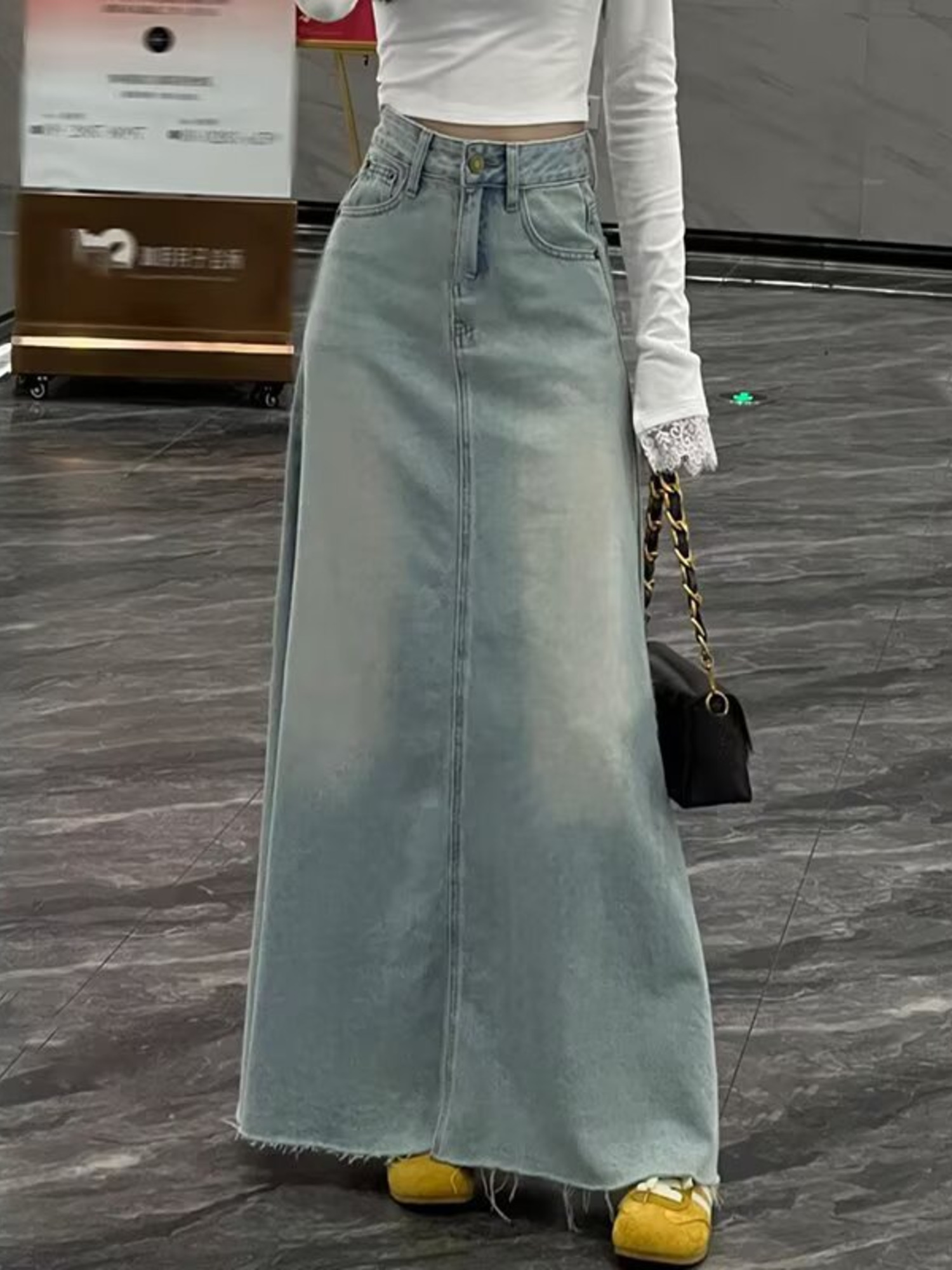 Falda pantalón vaquera plisada - Denim Shorts Women reseña y precio