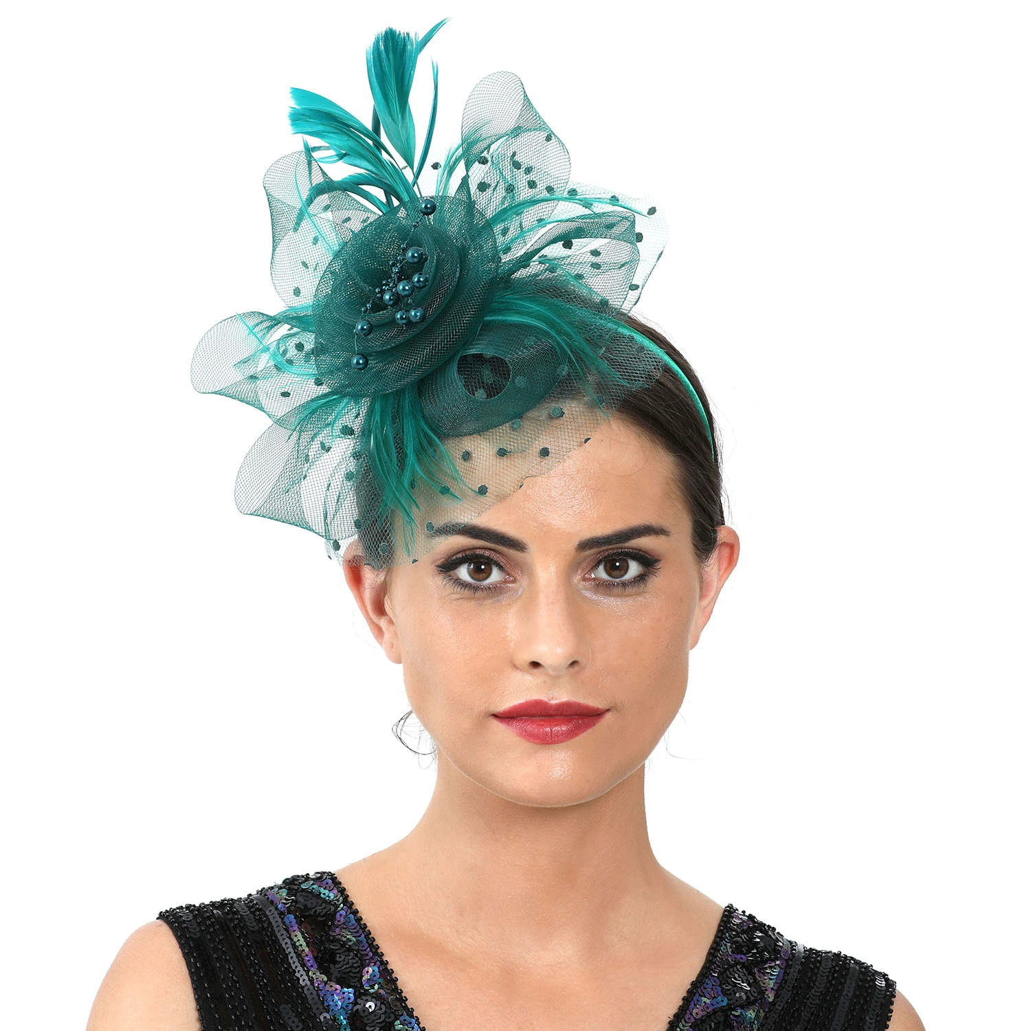 Elegante fascinador para mujer - Women'S Fashion Kentucky Derby reseña y precio