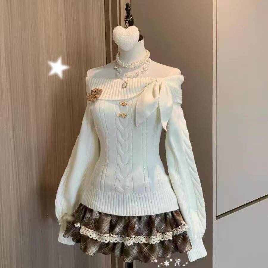 Conjunto de 2 piezas estilo ja - Women'S Fashion Knitwear reseña y precio