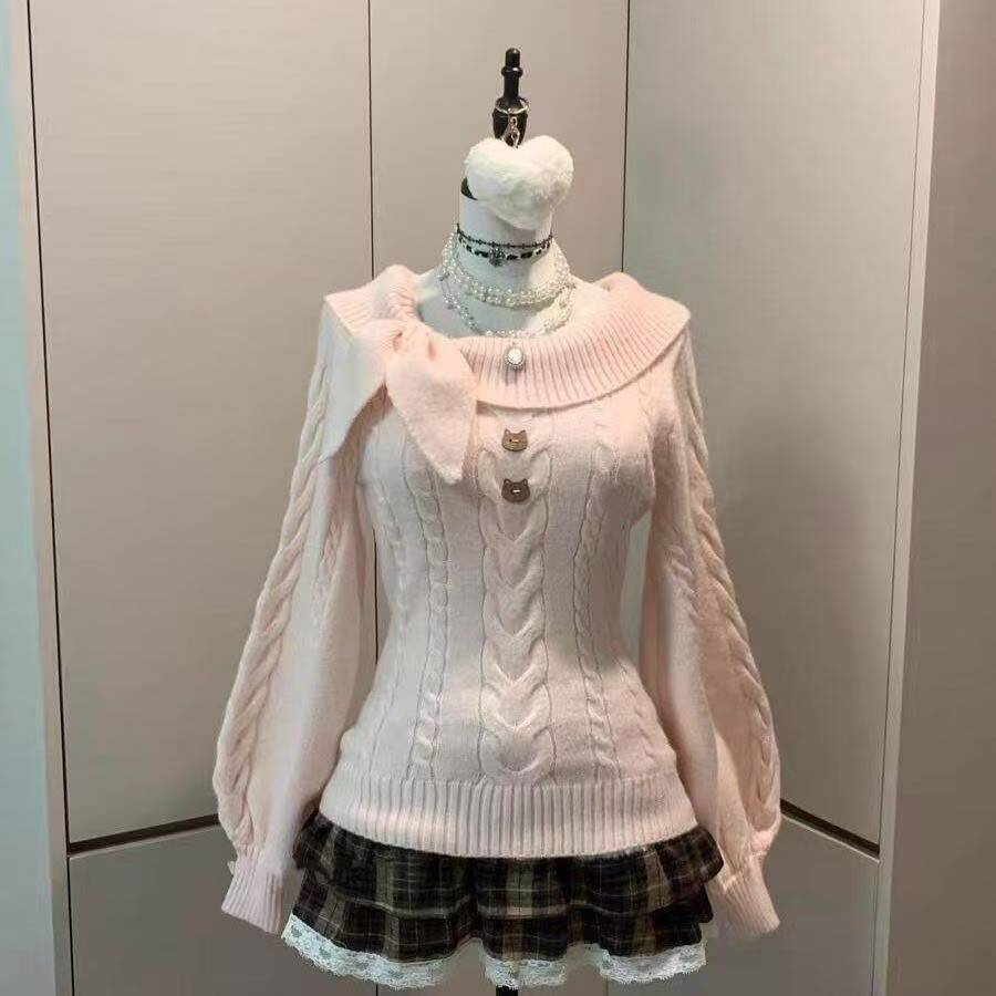 Conjunto de 2 piezas estilo ja - Women'S Fashion Knitwear reseña y precio