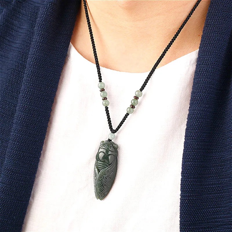 Colgante de Jade Natural de He - Women Fashion Jewellery reseña y precio