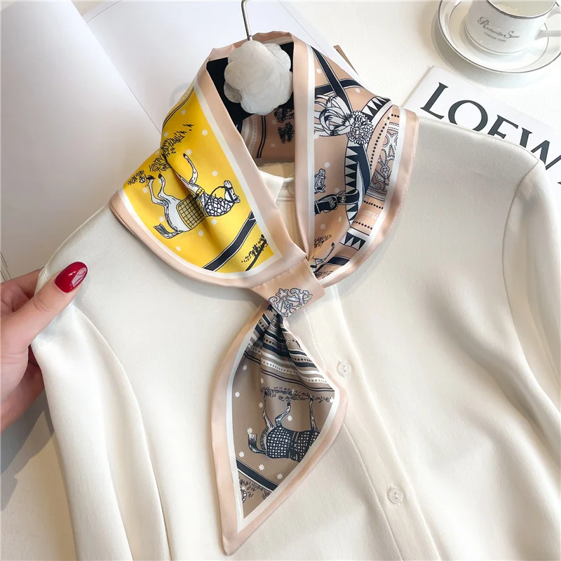 Pañuelo ajustado de marca de l - Women Fashion Necktie reseña y precio