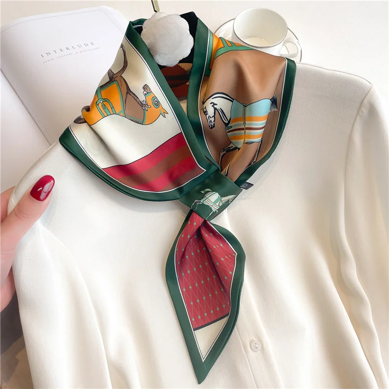Pañuelo ajustado de marca de l - Women Fashion Necktie reseña y precio
