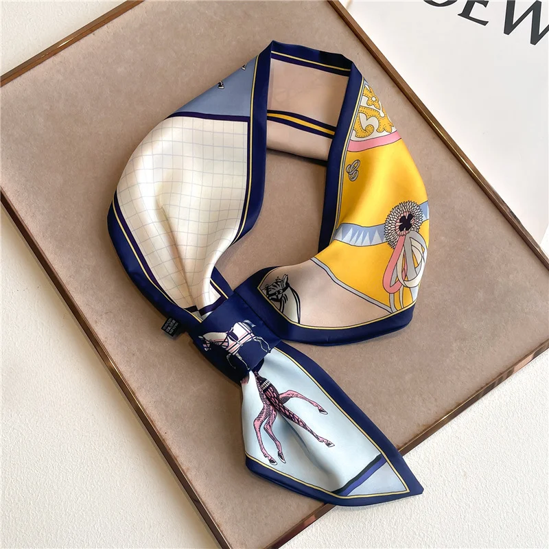 Pañuelo ajustado de marca de l - Women Fashion Necktie reseña y precio