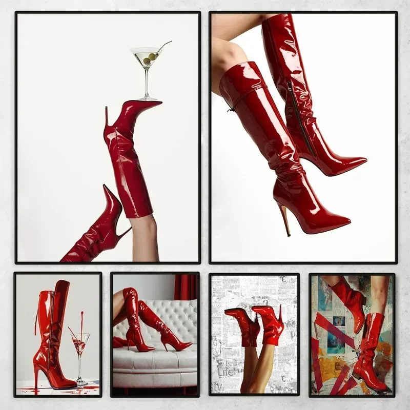 Póster de mujer sexy con botas - Women'S Fashion Magazine reseña y precio