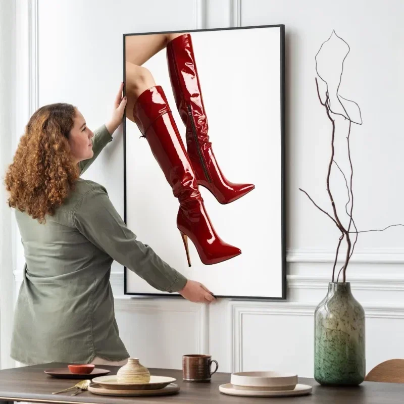Póster de mujer sexy con botas - Women'S Fashion Magazine reseña y precio