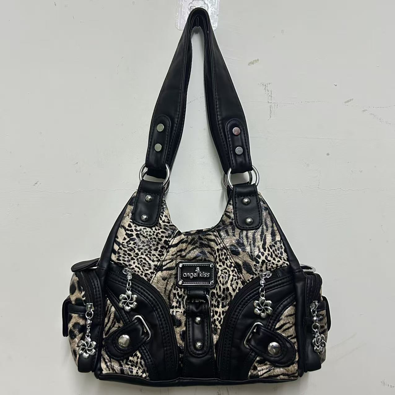   Bolso de hombro con estampad - Women'S Fashion Early 2000S reseña y precio