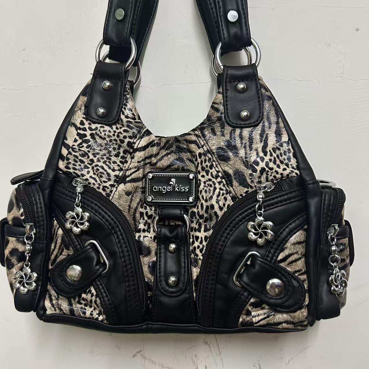  Bolso de hombro con estampad - Women'S Fashion Early 2000S reseña y precio