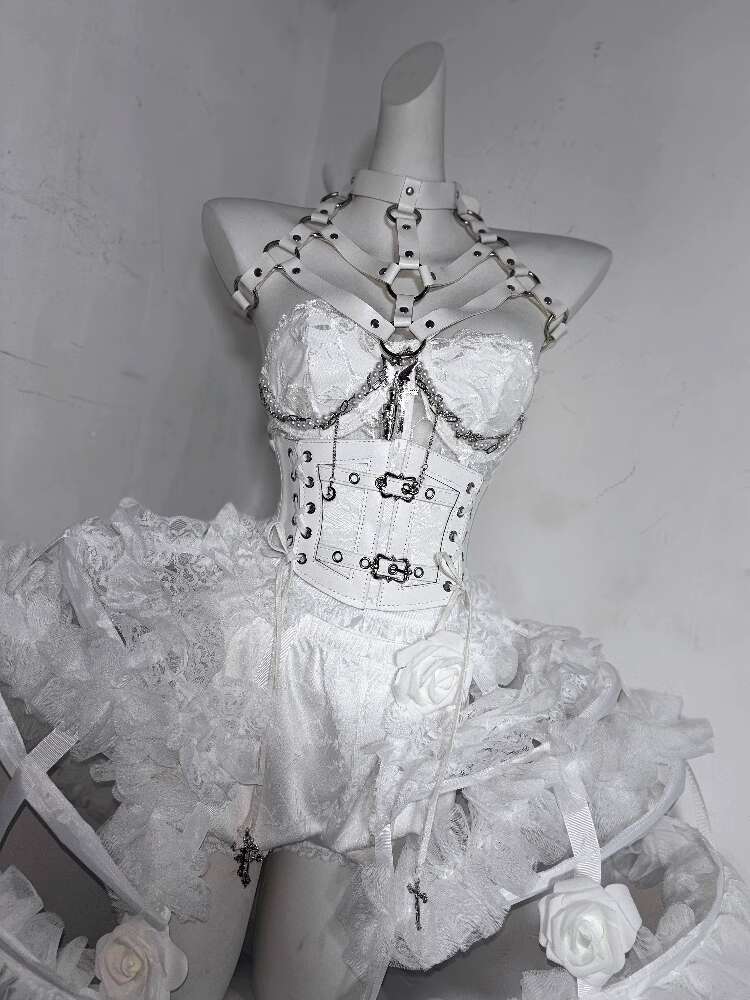 Disfraz de Lolita, hueso de fl - Corset Top Boned reseña y precio