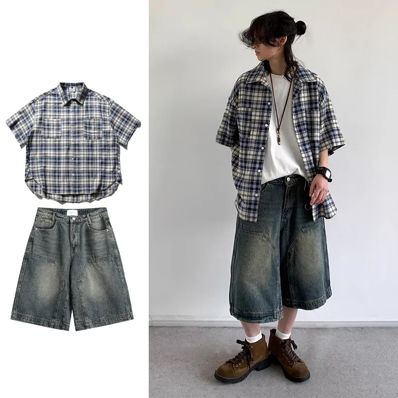 Conjunto Casual Juvenil Japoné - Denim Shorts Women reseña y precio