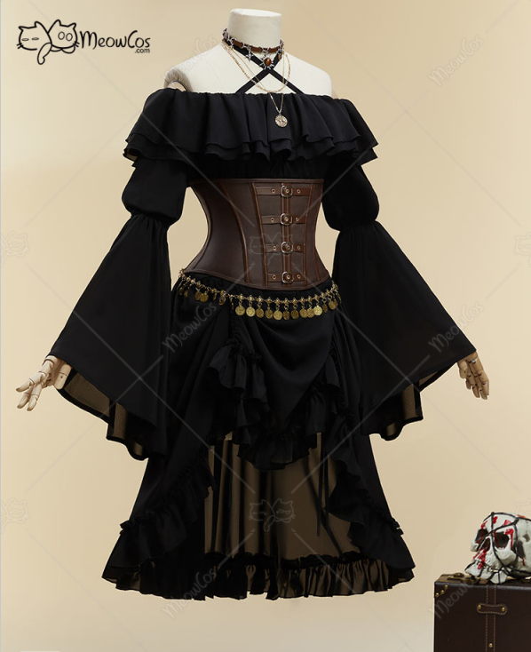 MOBBUNNY Traje de Halloween es - Corset Top Boned reseña y precio