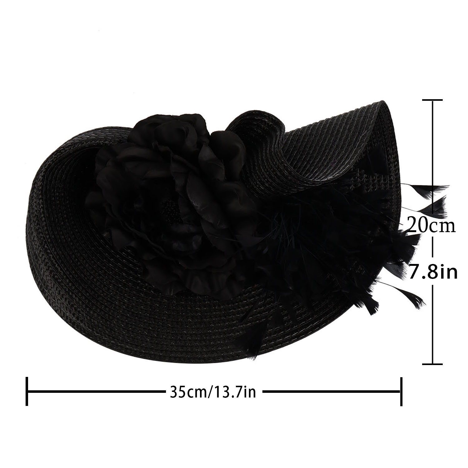 Sombrero Fascinador de Plumas  - Women'S Fashion Kentucky Derby reseña y precio
