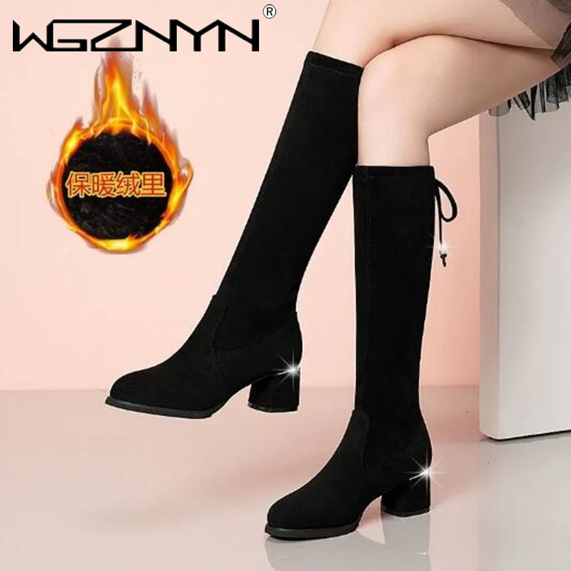 Botas hasta la rodilla negras  - Women'S Fashion Winter 2025 reseña y precio