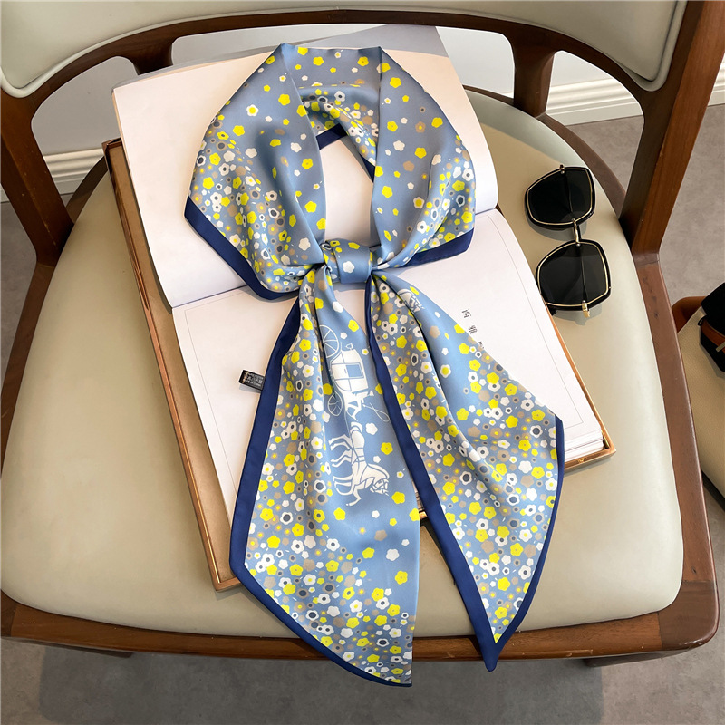 Pañuelo largo de seda con esta - Women Fashion Necktie reseña y precio