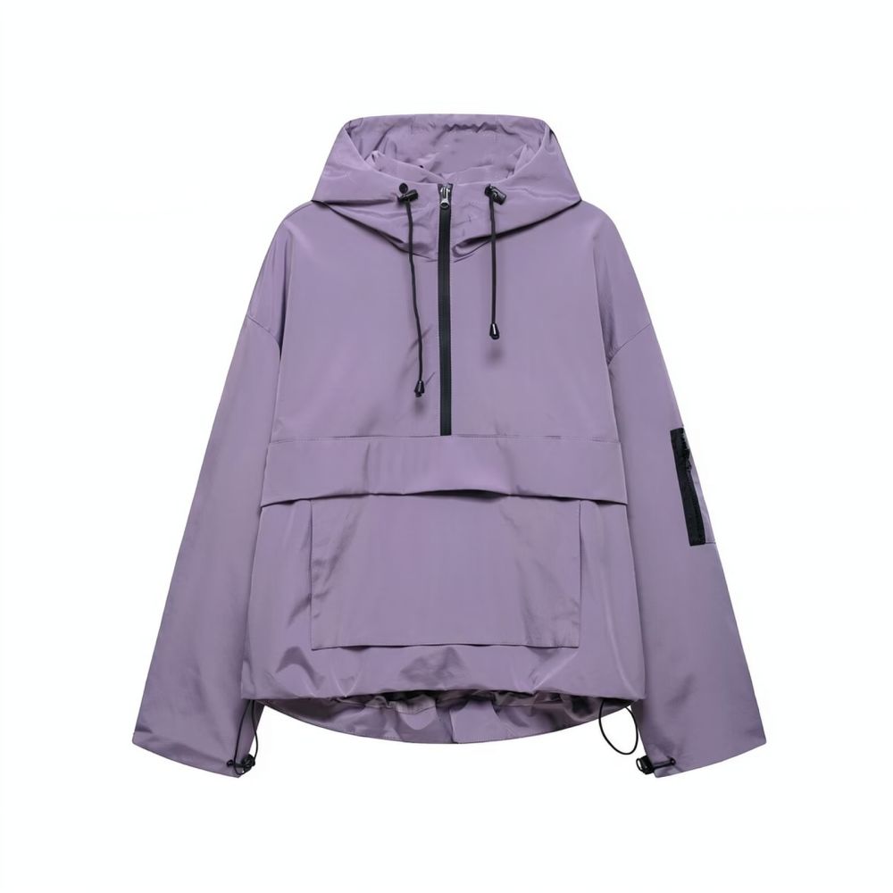 Chaqueta Cortavientos con Capu - Women'S Fashion Utility Jacket reseña y precio