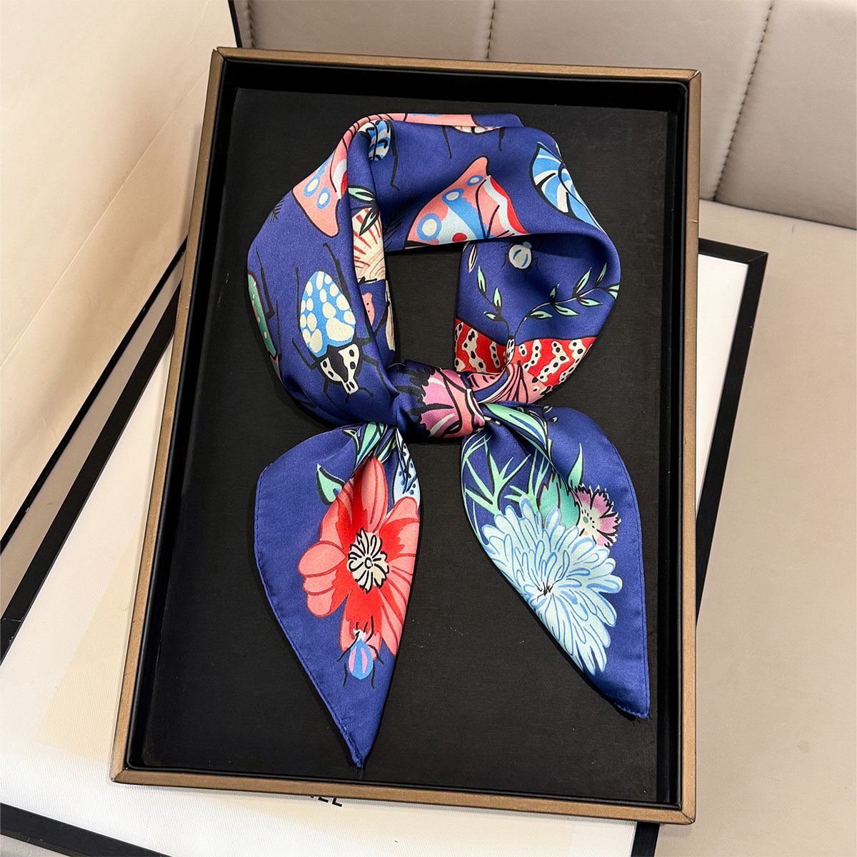 Pañuelos Cuadrados de Seda con - Women Fashion Necktie reseña y precio