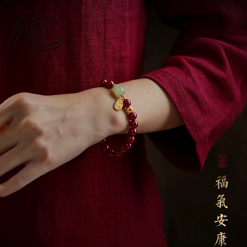 Pulsera de Cinabrio Rojo Natur - Women Fashion Jewellery reseña y precio