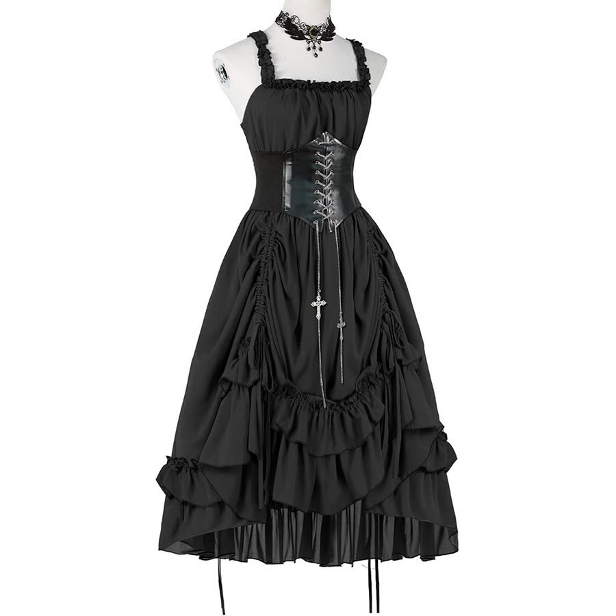 Vestido Gótico para Mujer, Est - Corset Top Boned reseña y precio