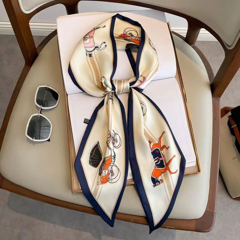 Bufanda ajustada de seda de di - Women Fashion Necktie reseña y precio