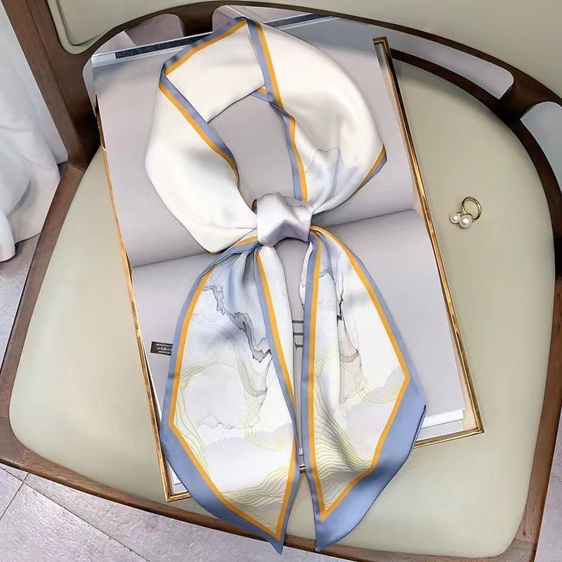 Bufanda ajustada de seda de di - Women Fashion Necktie reseña y precio