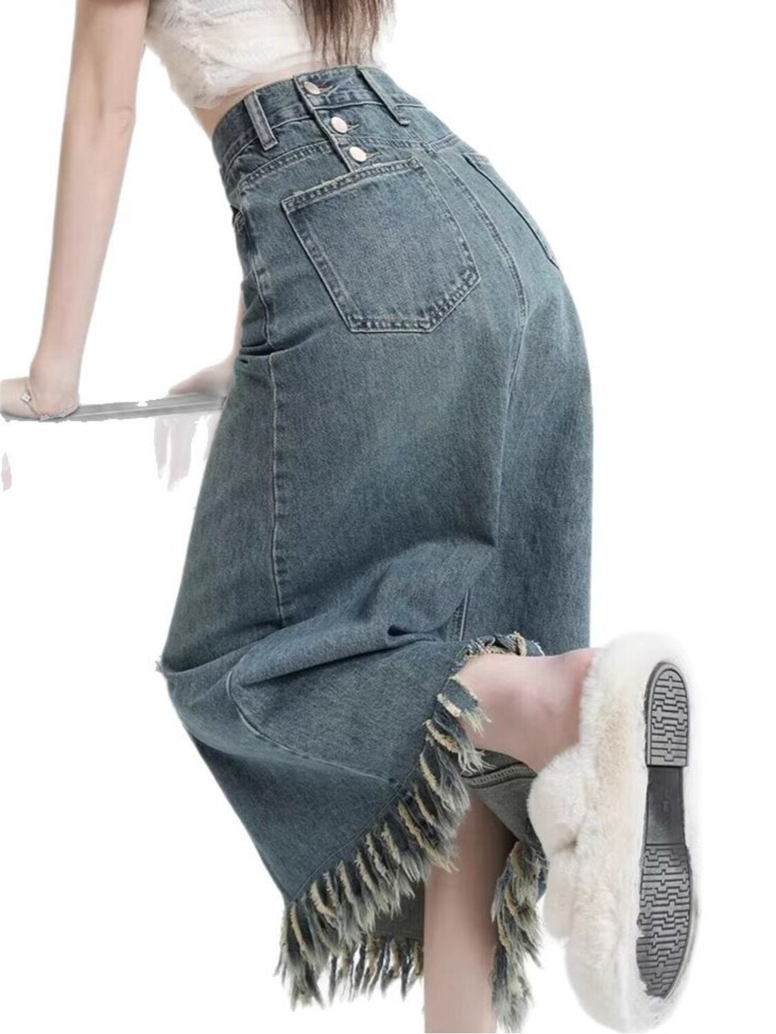 Falda pantalón vaquera vintage - Denim Shorts Women reseña y precio