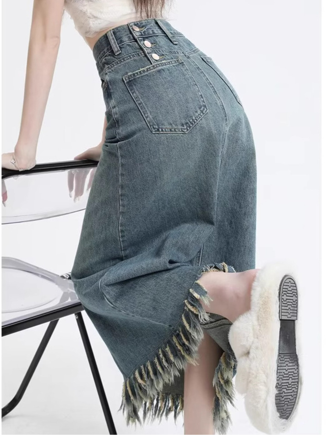 Falda pantalón vaquera vintage - Denim Shorts Women reseña y precio