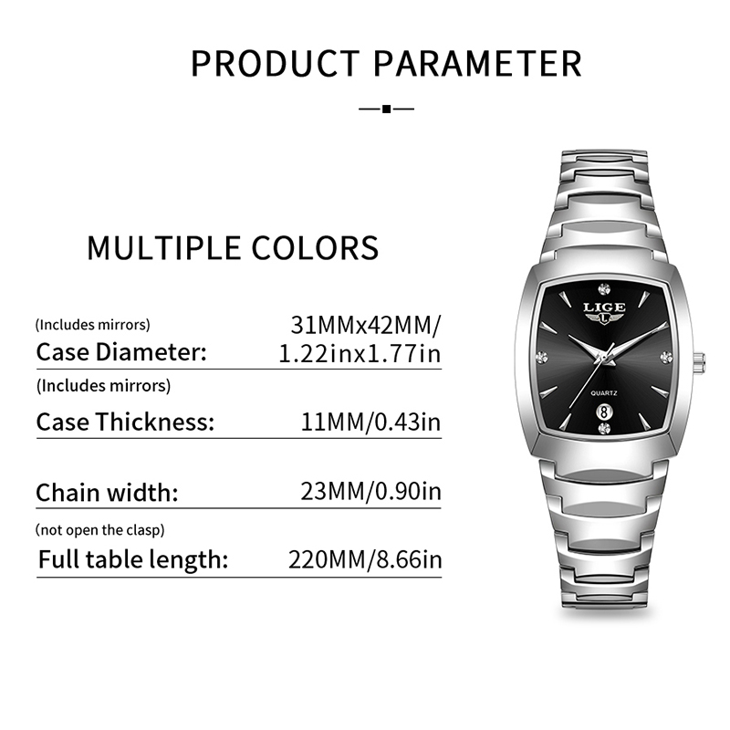Reloj LIGE para mujer, reloj d - Women'S Fashion Business Casual reseña y precio