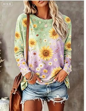 Camiseta de manga larga para m - Trend Women Fashion reseña y precio
