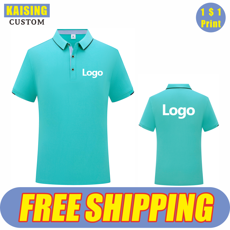 KAISING-Polo personalizado par - Women Fashion Logo Design reseña y precio