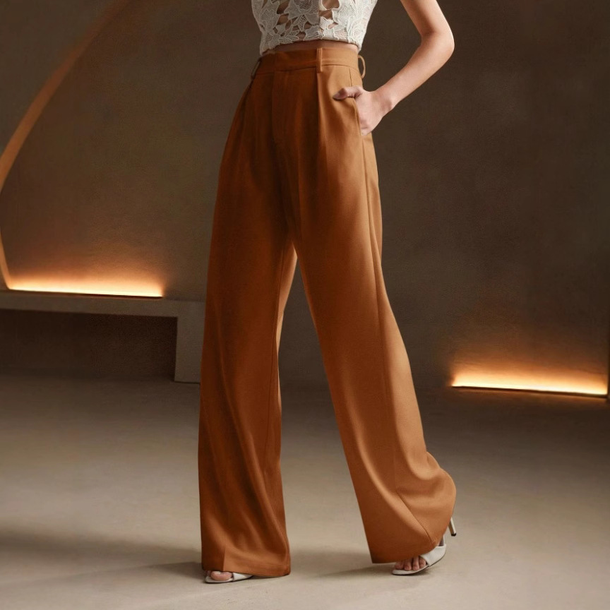 Pantalones Casuales Holgados d - Women'S Fashion Business Casual reseña y precio