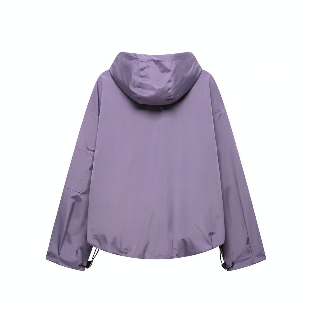 Chaqueta Cortavientos con Capu - Women'S Fashion Utility Jacket reseña y precio